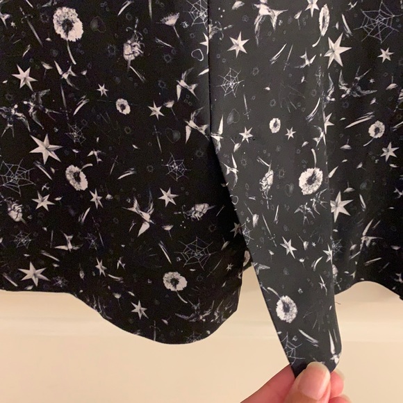 The Kooples Tattoo Print Black Crepe Blazer - Picture 10 of 16